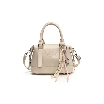 LUVISTRUE PU Boston Bag, Handbag, Shoulder Bag, Crossbody Bag Regular Women's Ecru/Black/Pink/Blue