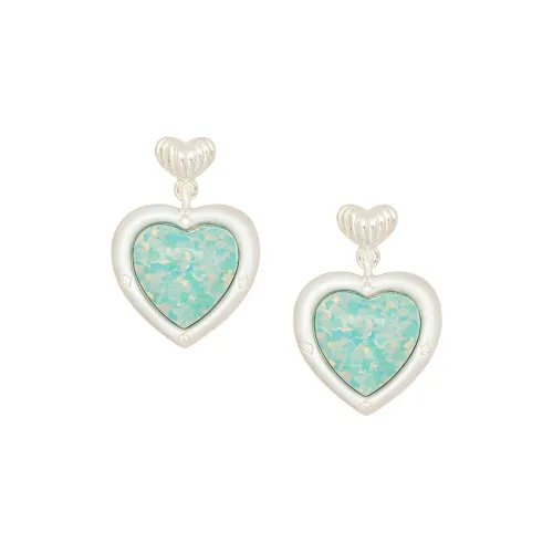Oups! Island Summer Collection 925 Sterling Silver Needle Refined Elegant, The Little Mermaid Hoop Earrings Women's