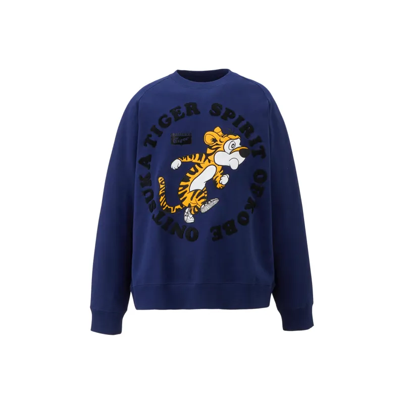 Onitsuka Tiger Sweatshirt Unisex Navy Blue-0