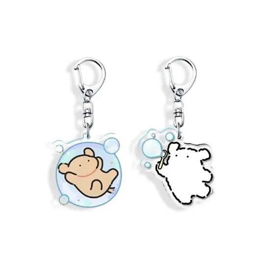 LuluCanaan Acrylic Keychains Unisex-12