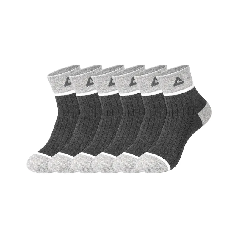 PEAK Mid Calf Socks Unisex 6 Pack-5