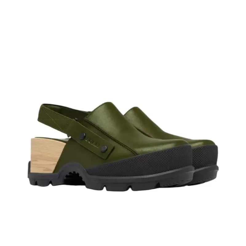 SOREL Roam'N Clog™ Rbr Casual Single Shoes 6.3cm Women's Green-4