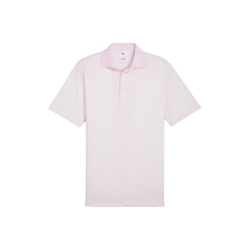 PUMA ARNOLD PALMER Co-branded Series Polo Shirts Men Pink-0
