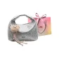 Silver with Charm-Shopping Bag