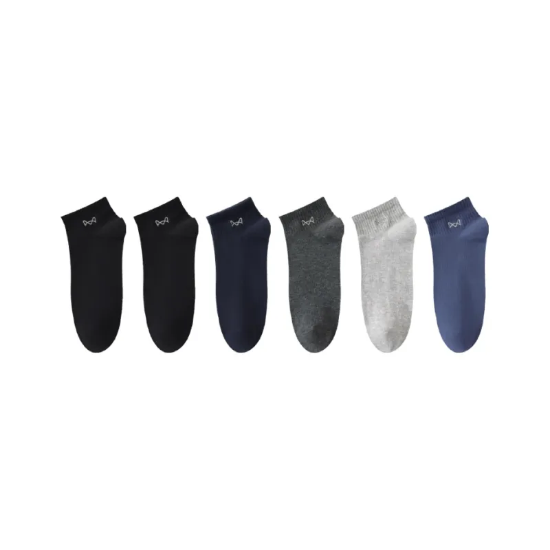 MIIOW Mid Calf Socks Unisex 6 Pack-0