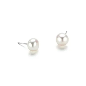 Ancient Jewelry Pearl Stud Earrings Women's