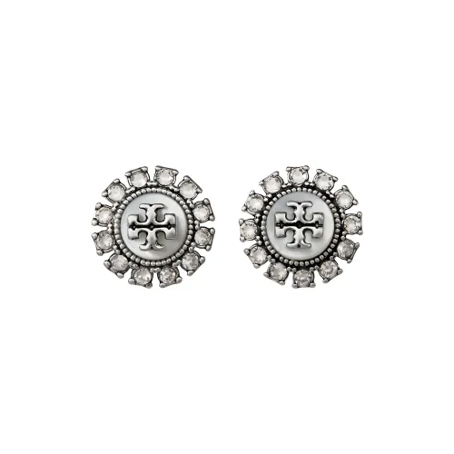 TORY BURCH Stud Earrings Women's Silver