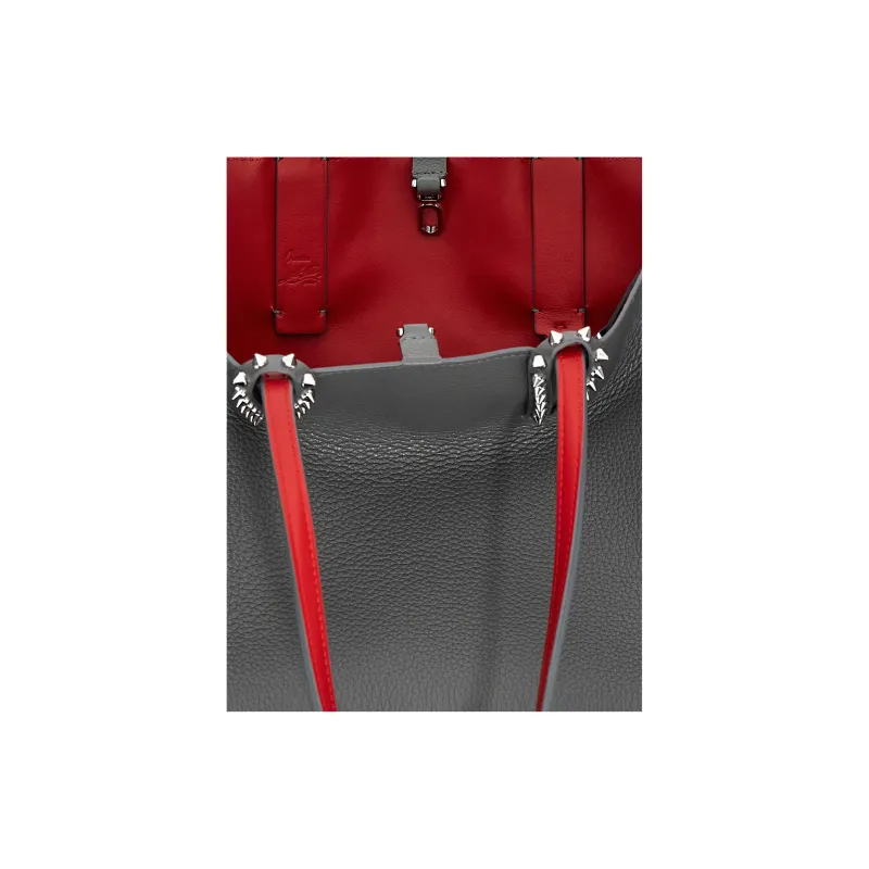 CL LUBOTING Calfskin Tote Bag, Shopping Bag, Handbag, Shoulder Bag Trumpets Women's Gray-3