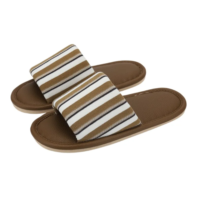 Warm Edge Unisex Minimalist Style Indoor Summer Home Flat Comfortable Versatile Lightweight Slippers For All Season Use-3