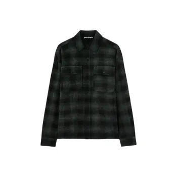 PALM ANGELS M Curved Logo Shirt