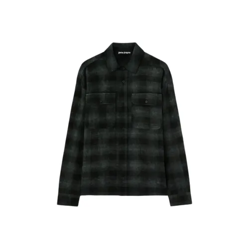 PALM ANGELS M Curved Logo Shirt