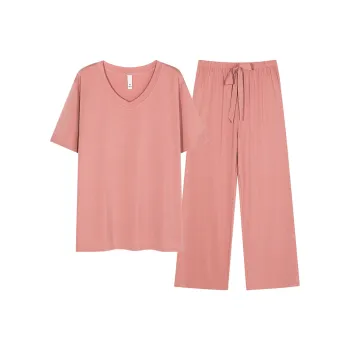 FENTENGCARE Pajama Set Women's Peach