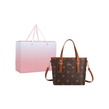 FCTOSSR PU Crossbody Regular Women's Small Tree Brown/Windmill Brown 1987/Four Leaf Clover Brown