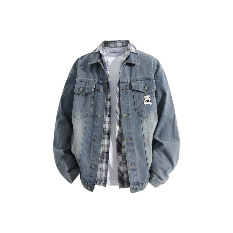 LIVINGTOWN Denim Jackets Unisex-9