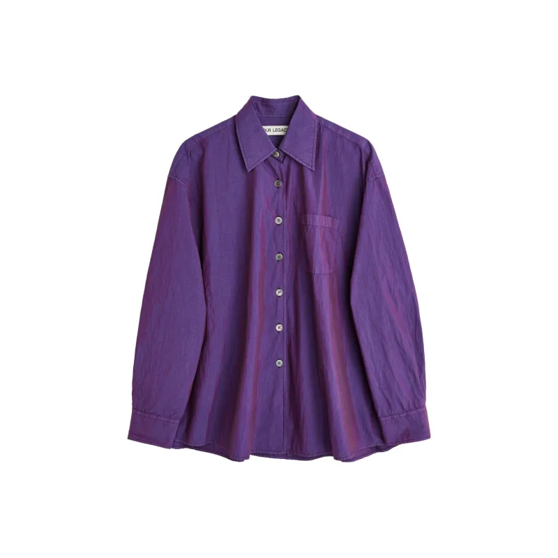 OUR LEGACY Shirts Men Purple-0