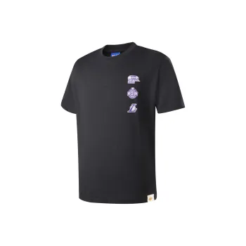 NBA Los Angeles Lakers SS25 T Shirt Unisex Black