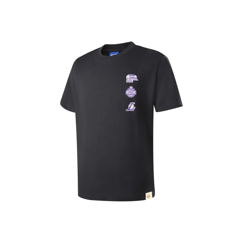 NBA Los Angeles Lakers SS25 T Shirt Unisex Black-0