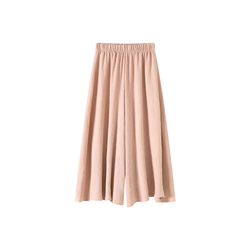 Flowers In Water Casual Long Skirt Women's-0