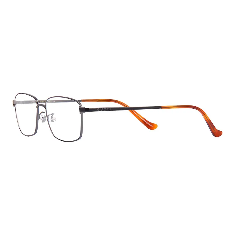 GUCCI Metal Square Eyeglass Frames Unisex-1