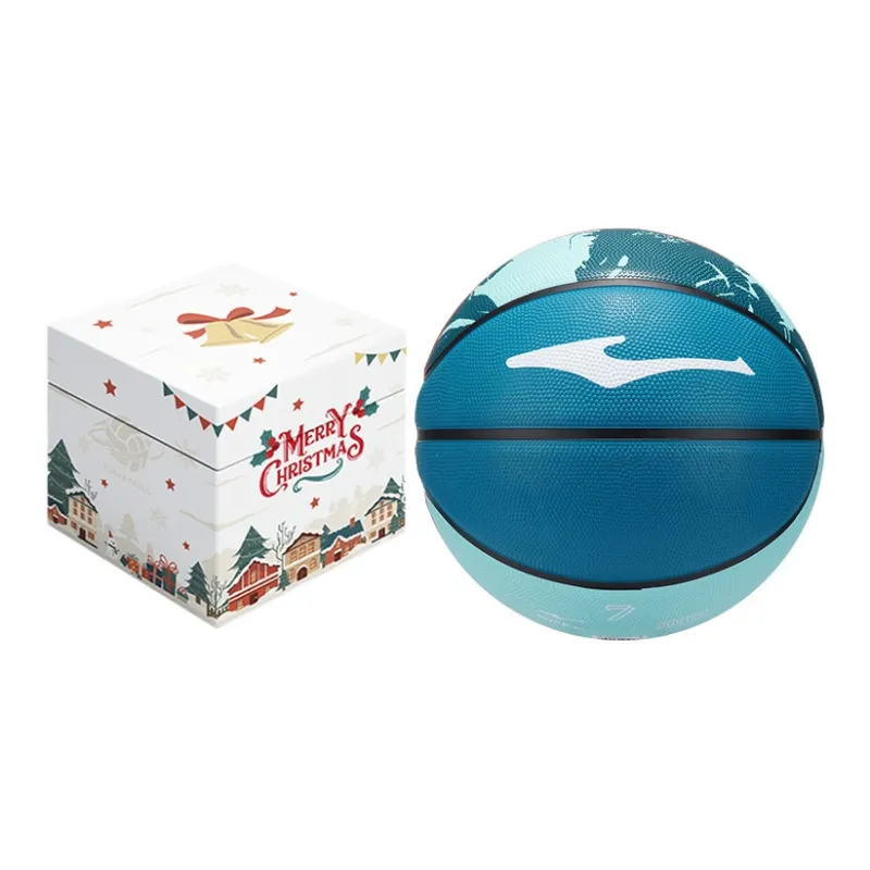 Erke Comic Collection Rubber Basketball Misty Rain Blue Size 5/7 Street Training Unisex-11