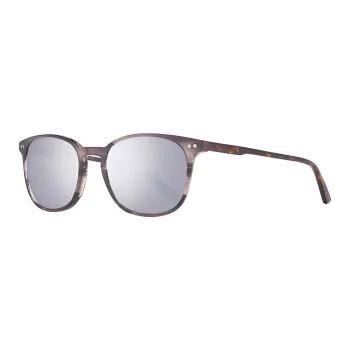 HELLY HANSEN Plastic Square Sunglasses Unisex Tortoiseshell