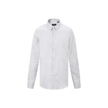 RARE Long Sleeved Shirt Men's Light Gray