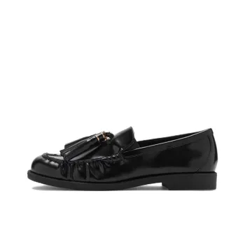 MANGO Loafers Women's Black