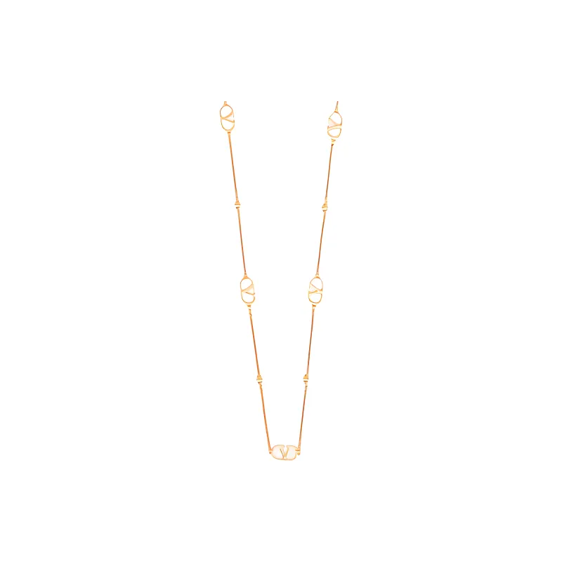 Valentino VLogo Signature Chain Link Necklace-0