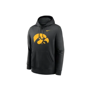 Nike Iowa Hawkeyes Primetime Evergreen Club Primary Logo Men's Nike College Pullover Hoodie