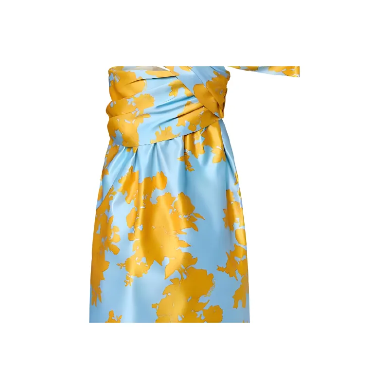 LOUIS VUITTON Bouquet Print Bow Dress-3