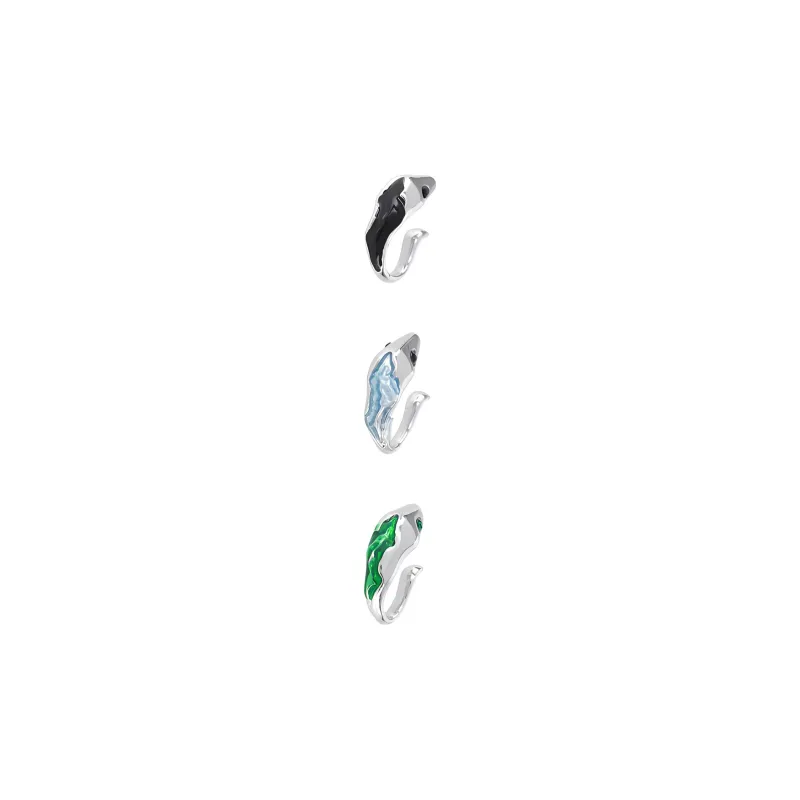 ZWU Copper Alloy Clip On Earrings Unisex-6