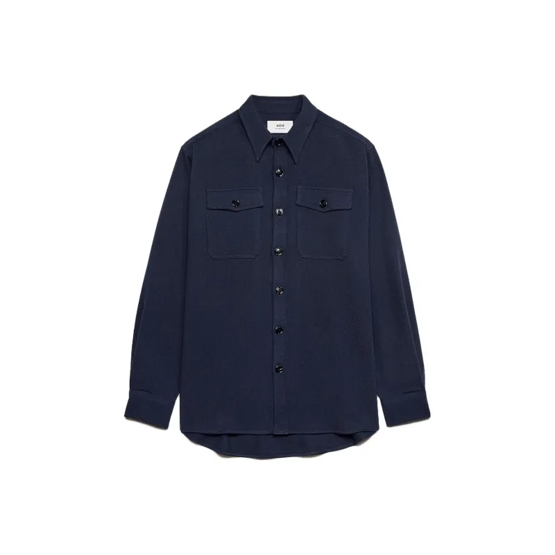 AMIPARIS Chest Pocket Overshirt-0