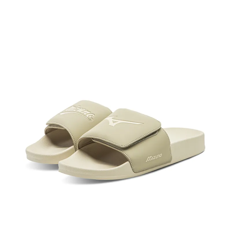Mizuno Slide Slippers Unisex Ecru-2