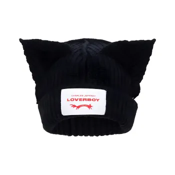CHARLES JEFFREY Wool Beanies Unisex Black