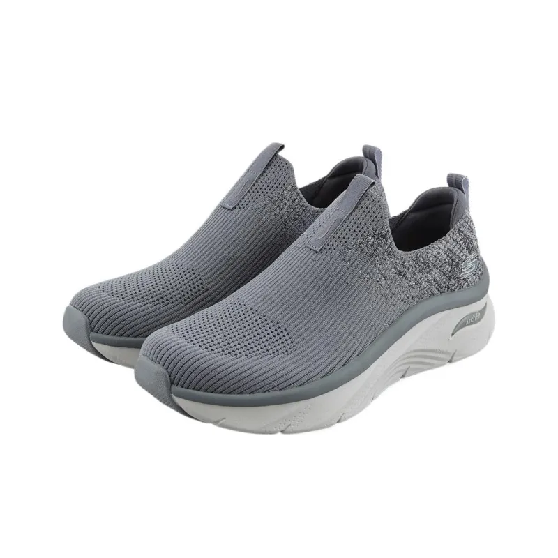 Skechers ArchFit Low Top Casual Shoes Men's Gray-4
