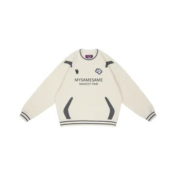 MYSAMESAME Sweatshirt Unisex Beige Yellow In Stock