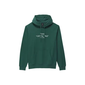 Vans Quoted Loose Pullover Hoodie Sweatshirt Men's Green