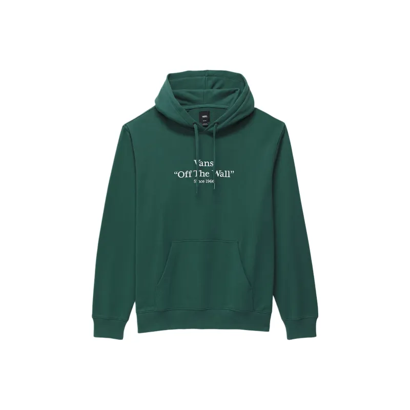 Vans Quoted Loose Pullover Hoodie Sweatshirt Men's Green-0