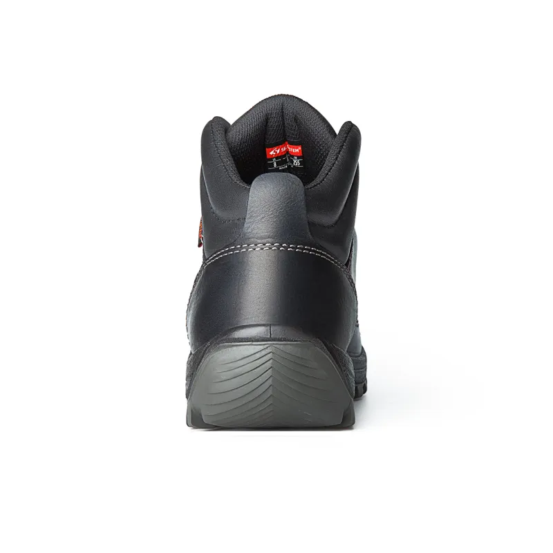 Slider Rock Series Cushioning, Slip Resistant, And Abrasion Resistant Mid Top Mountaineering & Hiking Shoes Men's Black-3