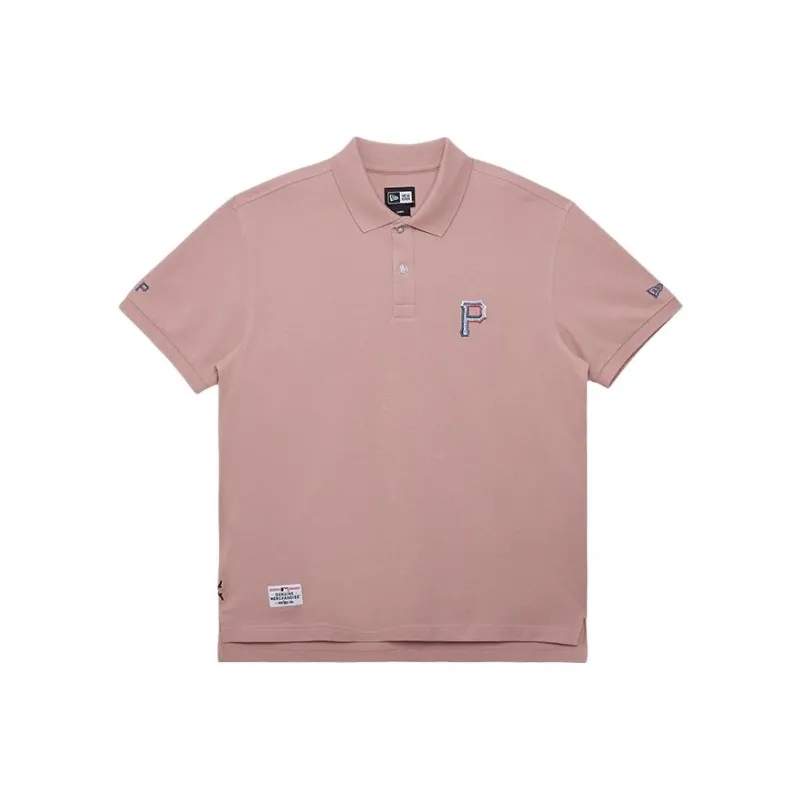 New Era x MLB Polo Shirt Unisex Pink-0