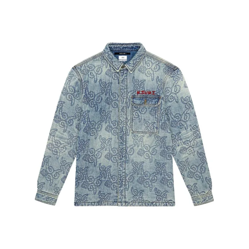 Ksubi Shirts Men Blue-0