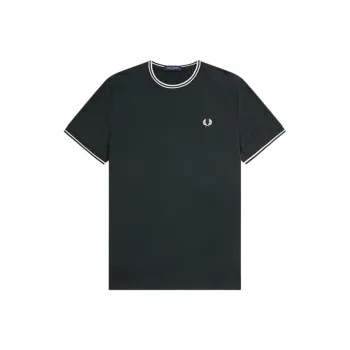 FRED PERRY T Shirt Men's Night Green