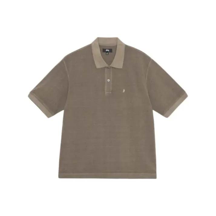 Stussy SS24 Drop2 Pigment Dyed Pique Polo Shirt-5