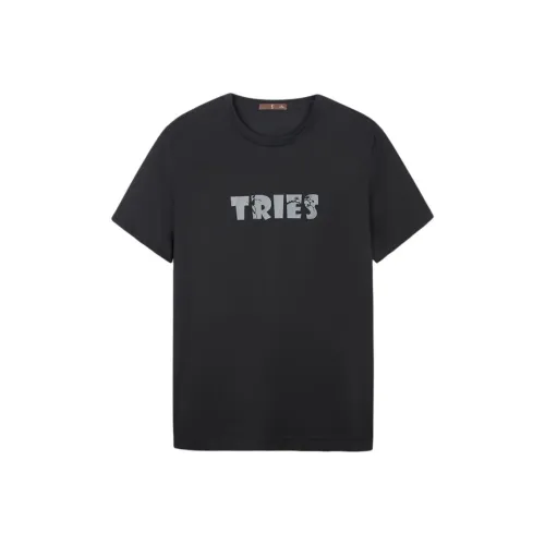 TRIES 남성 티셔츠