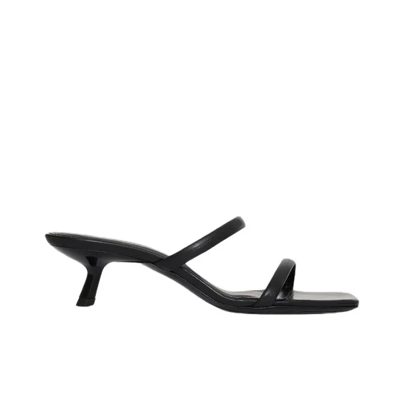 Anine Bing Slide Slippers 4.8cm Women's Black-1