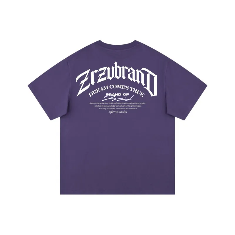 ZRZV T Shirts Unisex Purple-1