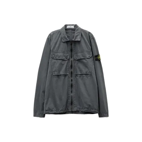 STONE ISLAND Shirt Men's Lead Gray