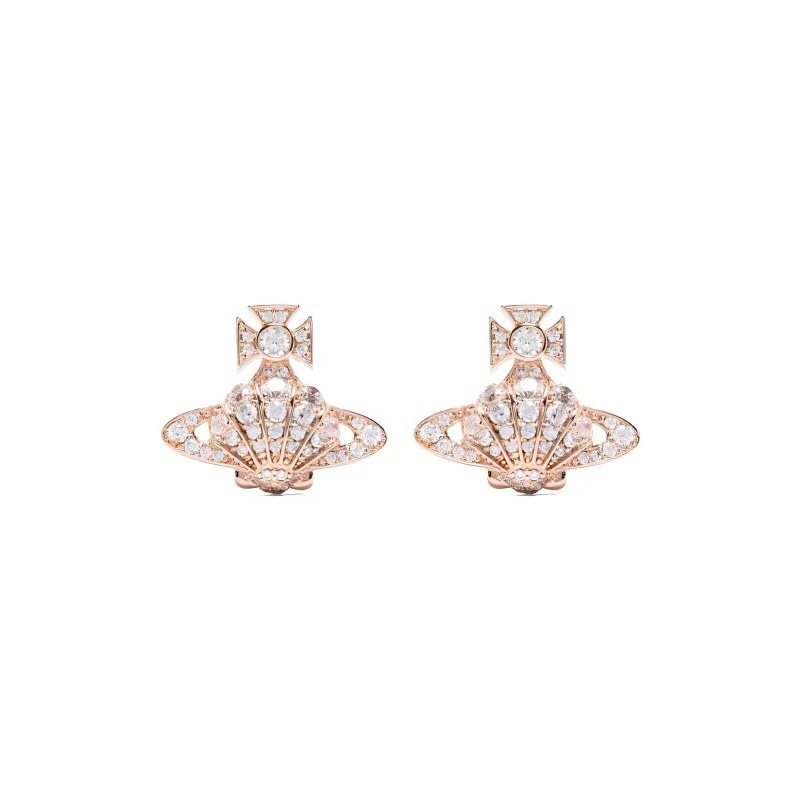 Vivienne Westwood Brass Stud Earrings Women's Gold-0
