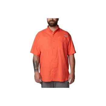 Columbia Shirt Men's Orange Red