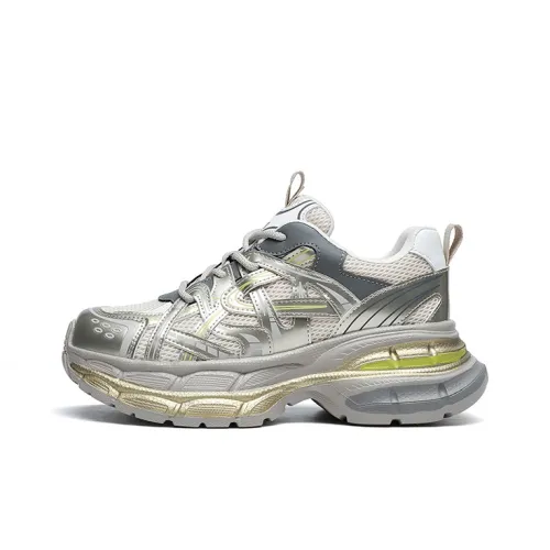 FAIRWHALE Low Top Chunky Sneakers Women's